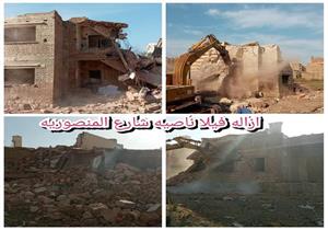 هدم مخالفات وإزالة إشغالات.. حملات مكثفة بأحياء الجيزة لتحقيق الانضباط 