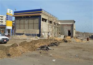 بالصور.. بدء أعمال توصيل الغاز الطبيعي لمحطات الوقود في بورسعيد