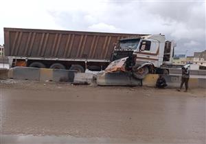 6 مصابين في حادث تصادم أمام نادي وادي دجلة بأكتوبر