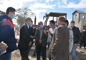 محافظ القليوبية يتفقد أعمال تطوير كورنيش النيل في بنها 