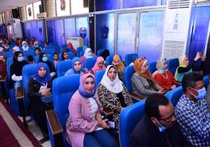 "نور البصيرة" يحتفل باليوم العالمي للعصا البيضاء في جامعة سوهاج.. صور