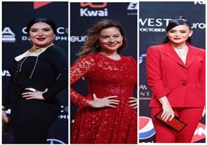 بفساتين محتشمة.. النجمات يتألقن بإطلالات أنيقة في مهرجان الجونة