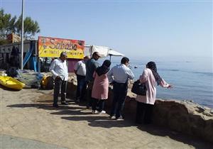 صور.. وضع اللمسات النهائية لمخطط مشروع تطوير الممشى السياحي في "دهب"