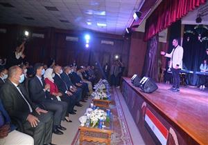 محافظ القليوبية يشهد الاحتفال بانتصارات أكتوبر بمدرسة الشبان المسلمين ببنها