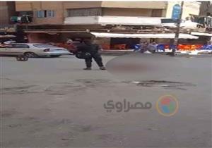 هنا وقعت الجريمة البشعة.. الصور الأولى لموقع ذبح شاب أمام المارة في الإسماعيلية