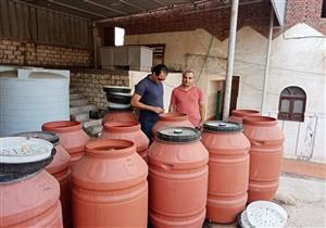 بها ديدان.. ضبط 12 طن مخللات فاسدة خلال حملة في كفر الدوار (صور)