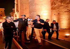  أحمد المرسي يتولى مهمة إخراج وتصوير احتفالية طريق الكباش (صور)