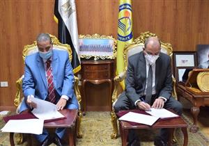 صور.. اتفاقية تعاون بين جامعة بني سويف والمنظمة العالمية لخريجي الأزهر الشريف