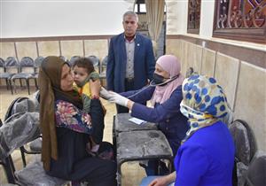 صور.. جامعة السادات تنظم قافلة طبية في قرية الفرعونية بالمنوفية