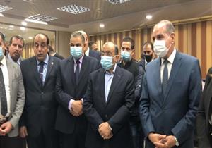 صور.. وزير التنمية المحلية يتفقد وحدة نظم المعلومات الجغرافية في كفر الشيخ