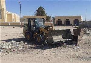 حملة لرفع المخلفات والقمامة من شوارع قرية الجبيل بطور سيناء