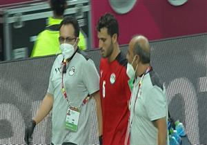 "تغيير الارتجاج" يظهر خلال مباراة مصر ولبنان بعد إصابة حمدي فتحي
