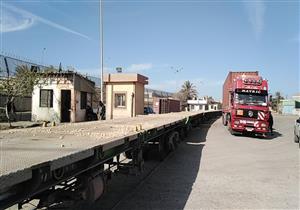 وصول ثاني رحلات قطار حاويات ميناء السخنة إلى "بورسعيد"