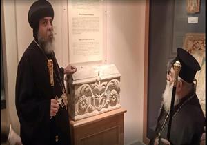 بالصور.. أسقف جنوب سيناء يزور دير سانت كاترين رفقة وفد كنسي