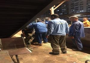 التضامن تنقذ مسنًا بلا مأوى أصيب بجلطة في الإسكندرية- صور 