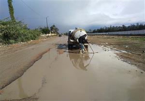  محافظ الإسكندرية يتابع تداعيات موجة الطقس السيئ- صور