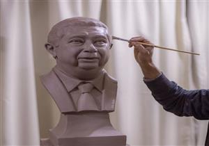 نحات يصمم تمثالا لماجد الكدواني (صور)