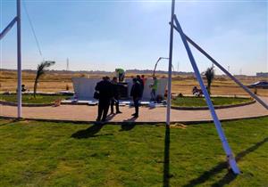 بالصور.. استعدادات جامعة القاهرة الدولية لوضع حجر أساس أكبر مجمع طبي للأطفال