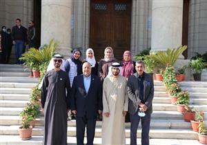   وفد من جميعة المعلمين الإماراتيين يزور جامعة القاهرة 