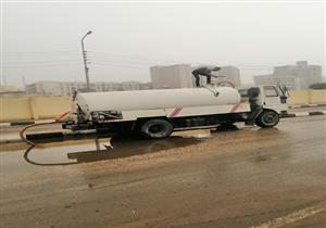 تمركز 132 سيارة شفط.. الاسكندرية ترفع الطوارئ استعدادًا للأمطار 