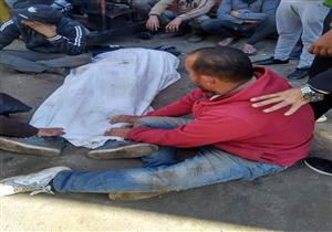 صور.. مصرع ميكانيكي سقط عليه صندوق سيارة نقل في بورسعيد