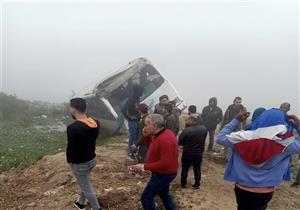 بالأسماء.. إصابة 66 شخصًا في حادث طريق الإسماعيلية الزراعي