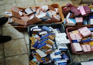 ضبط أدوية مجهولة المصدر بمخزن أدوية في قنا