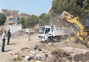 محافظة القاهرة تزيل مخلفات وتراكمات رتش بعزبة الهجانة بحي المعصرة