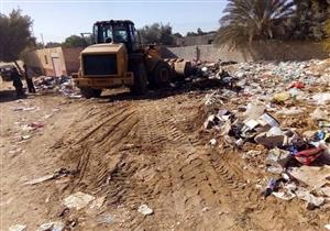 صور.. حملة لرفع المخلفات في مدينة رأس سدر بجنوب سيناء