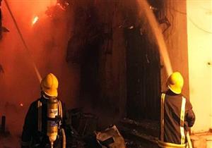 حريق يلتهم مستودع أسطوانات بوتاجاز في المنيا