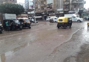 صور.. سقوط أمطار في كفر الشيخ 