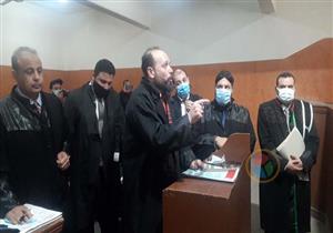 "بكاء وتصفيق" داخل قاعة محاكمة قاتلي "طفل إبشان" في جنايات كفر الشيخ - صور