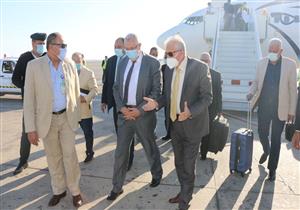 صور.. وزير الزراعة في جنوب سيناء لتفقد مشروعات مدينة الطور