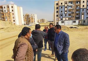 مسئولو جهاز "حدائق أكتوبر" يتفقدون سير العمل بالمشروعات المختلفة بالمدينة