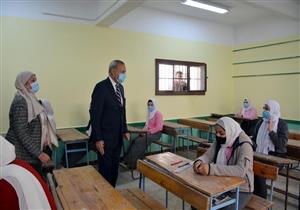 محافظ القليوبية يتفقد لجان امتحان الفصل الدراسي الأول ببنها 