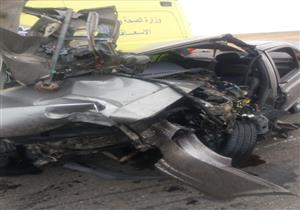 بينهم أجنبي.. مصرع  وإصابة 4 في حادث تصادم أمام "عيون موسى" بالسويس