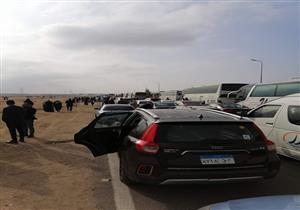 صور.. فتح طريق كمين "البدن" في جنوب سيناء واستمرار غلق "الدولي"