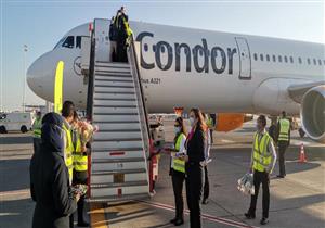 مطار الغردقة يستقبل أولى رحلات شركة Condor الألمانية (صور)