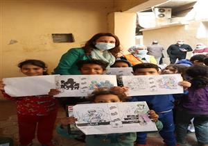 استمرار اختبارات محو الأمية لسكان عشش السودان برعاية محافظة الجيزة وجامعة القاهرة (صور)