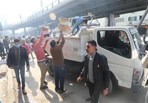 الجيزة: رفع 60 حالة إشغال وإزالة أكشاك مخالفة بجنوب المحافظة