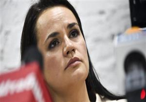 زعيمة المعارضة البيلاروسية تيخانوفسكايا تحصل على جائزة "شارلمان" الألمانية