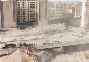 "سقط واقفًا".. مصدر بالنقل: الطريق الدائري لم يتأثر بتفجير برج "فيصل المحترق"