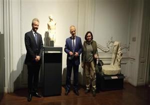 صور.. سفير وقنصل اليونان في جولة داخل متحف الإسكندرية القومي