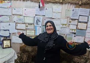 نادية حمودة الأم المثالية في دمياط.. مشوار من التعب والمرض والصبر