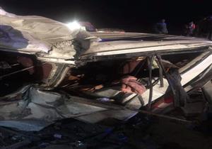 حادث الكريمات المروع.. مصرع قائد الميكروباص وضبط سائق التريلا 