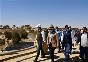 محافظ الفيوم ونائب وزير السياحة في جولة بمحمية وادي الريان