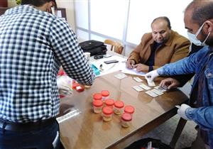 بالصور.. تحليل مخدرات لموظفي حي الشرق في بورسعيد