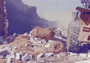 بالصور.. إزالة الإشغالات بمحيط محطة صرف السلام في بورسعيد