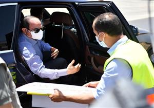 بث مباشر.. الرئيس يتفقد ويفتتح عددًا من المشروعات التنموية بمدن القناة