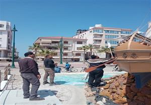 استعدادًا للموسم الصيفي.. طوارئ في رأس البر (صور)